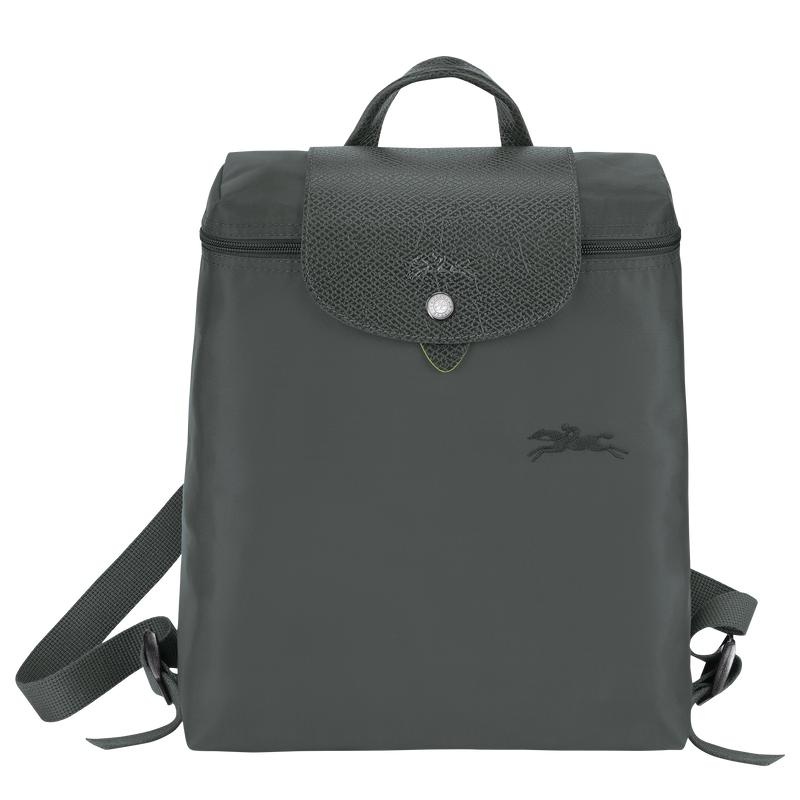 Longchamp Le Pliage Green M Rucksäcke Damen Grau | 4350-USHTV