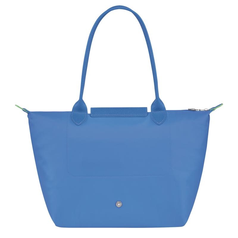 Longchamp Le Pliage Green M Tragetaschen Damen Blau | 4310-SOXZI