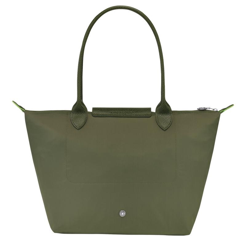 Longchamp Le Pliage Green M Tragetaschen Damen Grün | 1283-ZYFEN