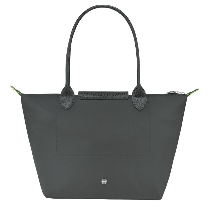 Longchamp Le Pliage Green M Tragetaschen Damen Grau | 2631-PNISH