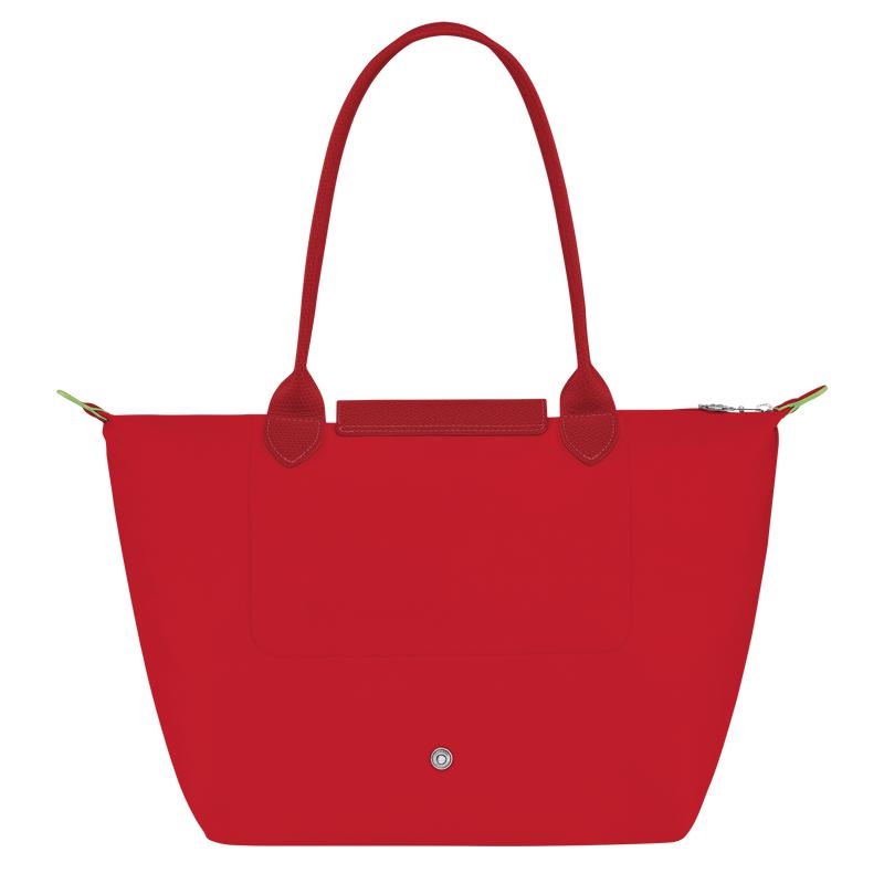 Longchamp Le Pliage Green M Tragetaschen Damen Rot | 3145-QCMAI