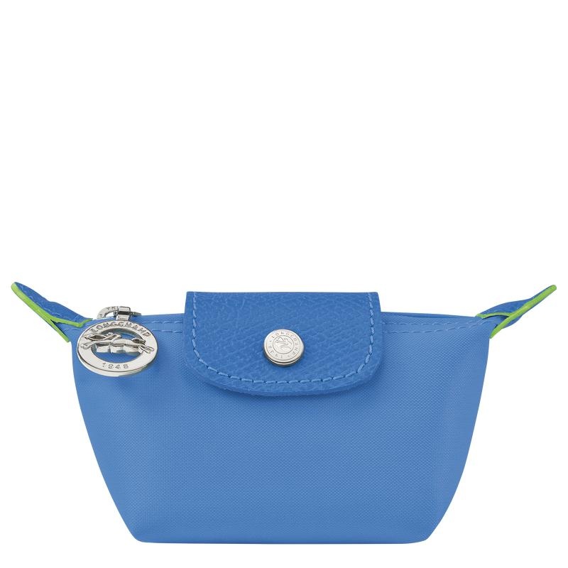 Longchamp Le Pliage Green Münzgeldbörsen Damen Blau | 7145-WPHBD