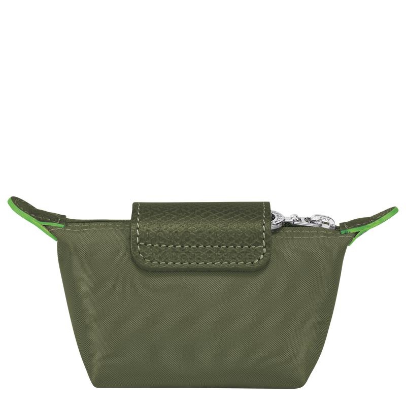 Longchamp Le Pliage Green Münzgeldbörsen Damen Grün | 0672-HQZJM