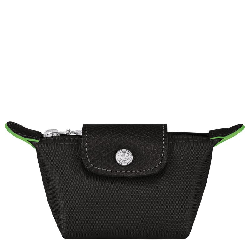 Longchamp Le Pliage Green Münzgeldbörsen Herren Schwarz | 7283-GIDKU