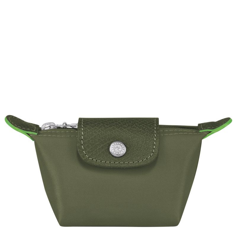 Longchamp Le Pliage Green Münzgeldbörsen Herren Grün | 6837-EHFVT