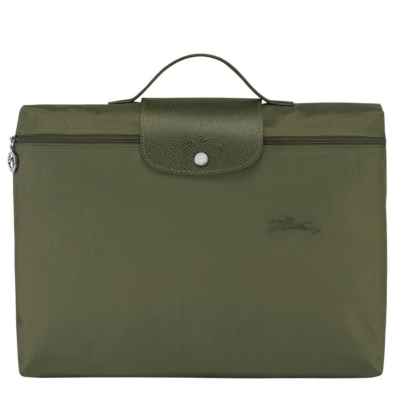 Longchamp Le Pliage Green S Aktentasche Herren Grün | 5460-KMERO