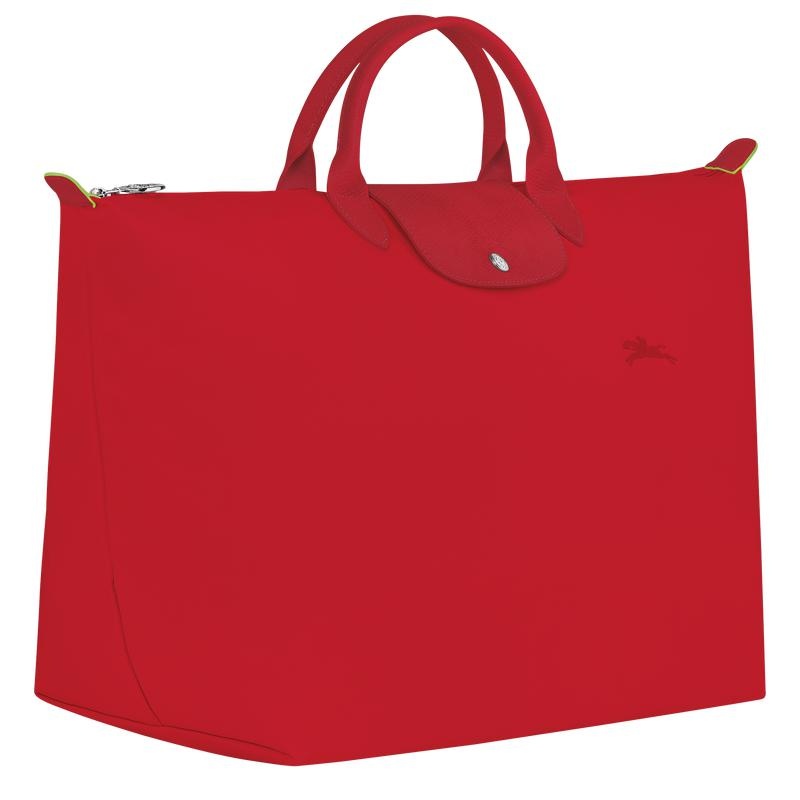 Longchamp Le Pliage Green S Reisetasche Damen Rot | 3514-ATUFP