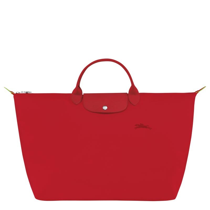 Longchamp Le Pliage Green S Reisetasche Herren Rot | 2691-VTFYO