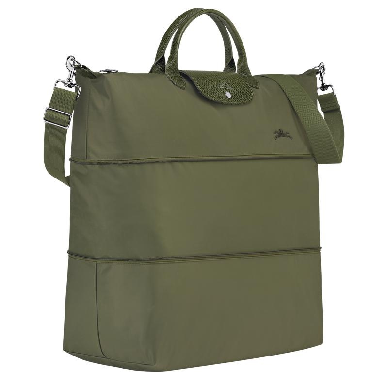 Longchamp Le Pliage Green expandable Reisetasche Herren Grün | 7012-QJGOP