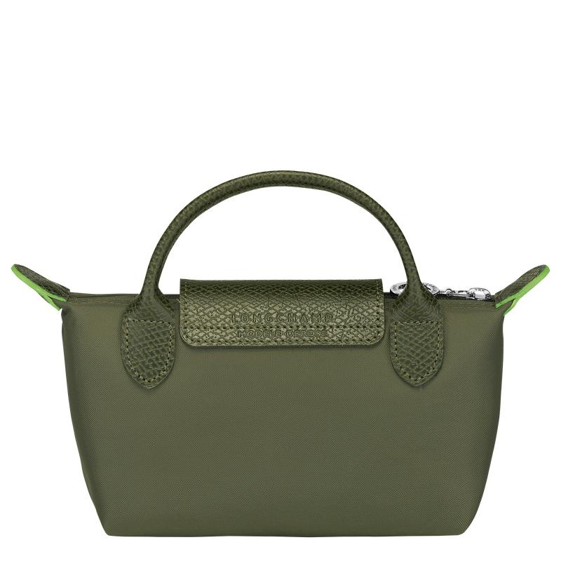 Longchamp Le Pliage Green with handle Beuteltasche Damen Grün | 9453-BXCQF