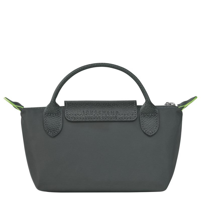 Longchamp Le Pliage Green with handle Beuteltasche Damen Grau | 2063-TGFPW