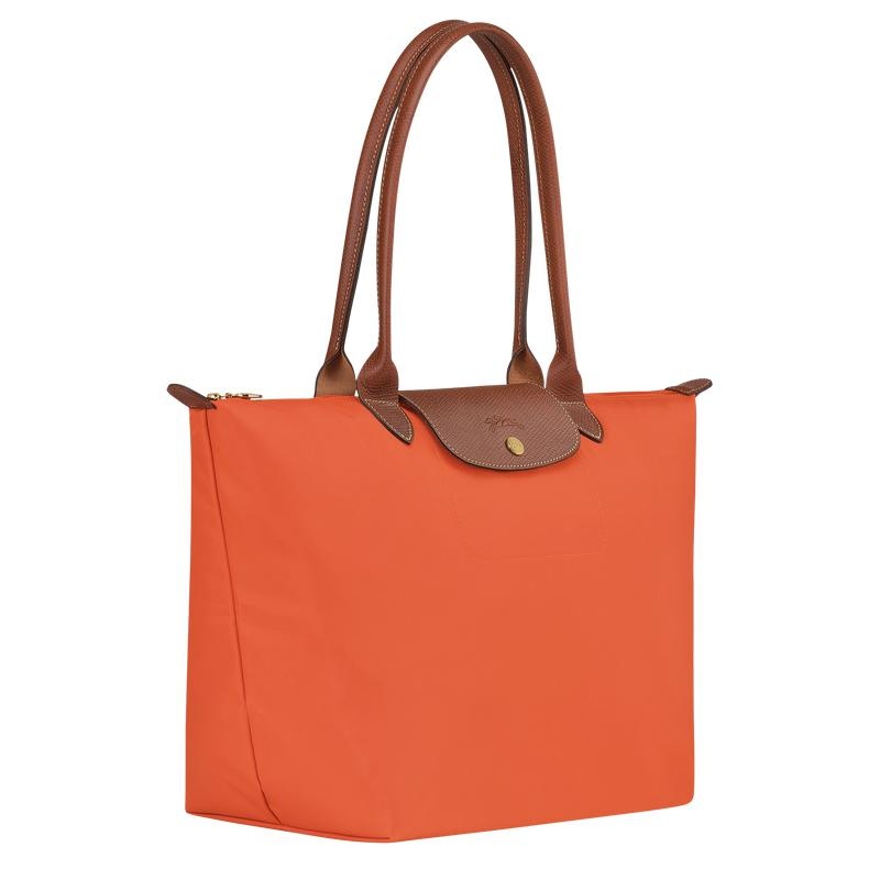 Longchamp Le Pliage Original L Tragetaschen Damen Orange | 2405-XGQAC