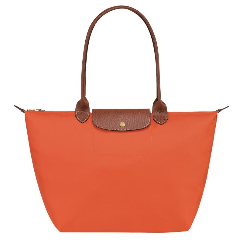 Longchamp Le Pliage Original L Tragetaschen Damen Orange | 2405-XGQAC