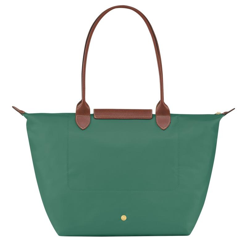 Longchamp Le Pliage Original L Tragetaschen Damen Grün | 5483-SDFLI