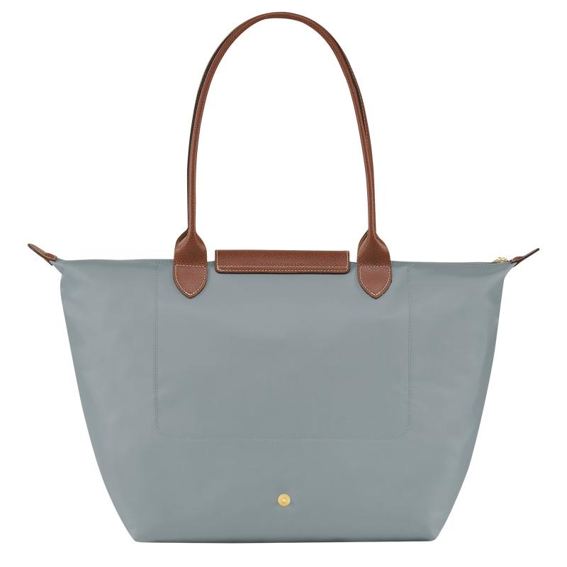 Longchamp Le Pliage Original L Tragetaschen Damen Grau | 8457-BXDFY