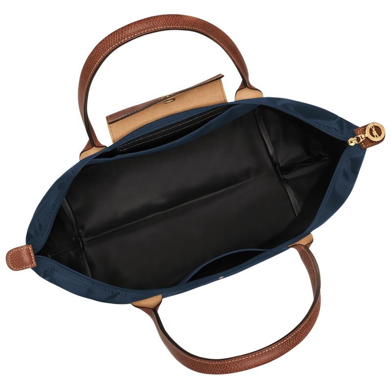 Longchamp Le Pliage Original L Tragetaschen Damen Navy | 1385-GAVKX