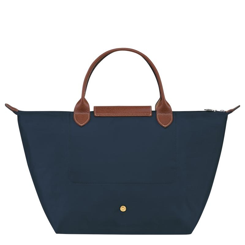 Longchamp Le Pliage Original M Handtasche Damen Navy | 4528-VQOXH