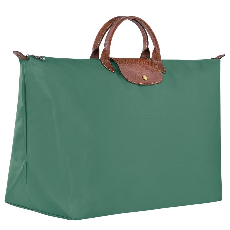 Longchamp Le Pliage Original M Reisetasche Damen Grün | 4371-DSXIZ