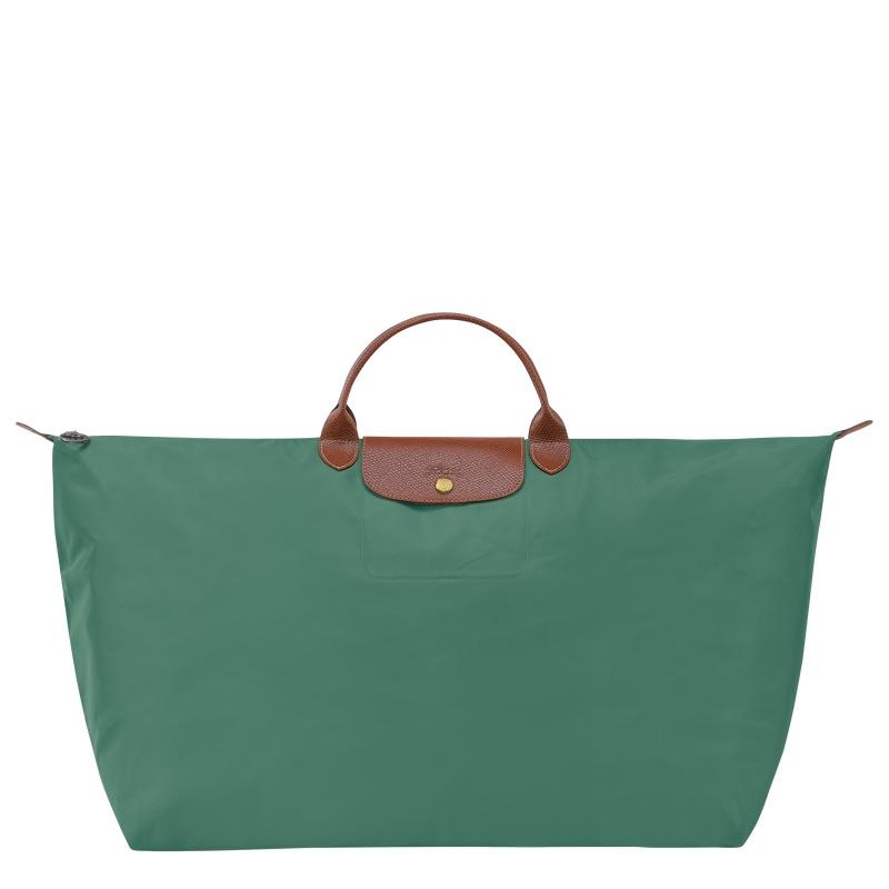 Longchamp Le Pliage Original M Reisetasche Damen Grün | 4371-DSXIZ