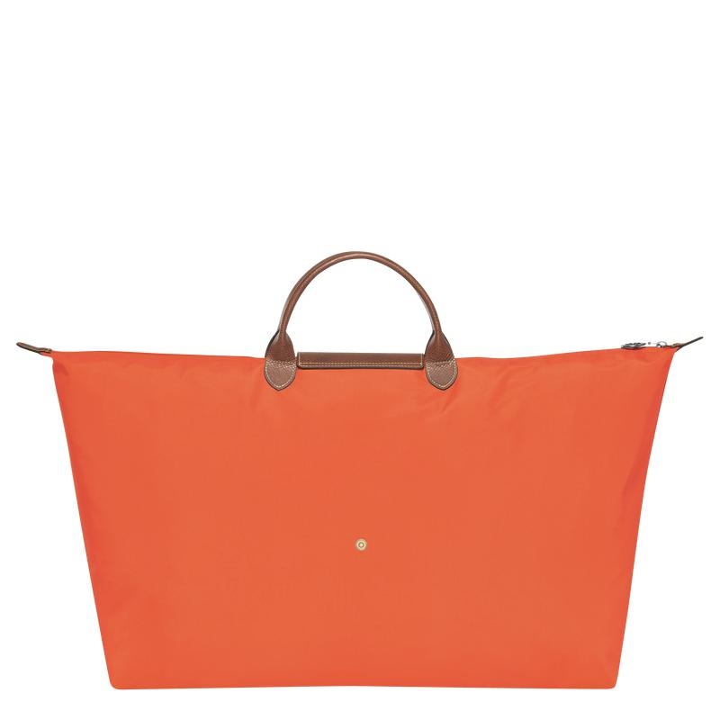 Longchamp Le Pliage Original M Reisetasche Herren Orange | 0579-QEFGV