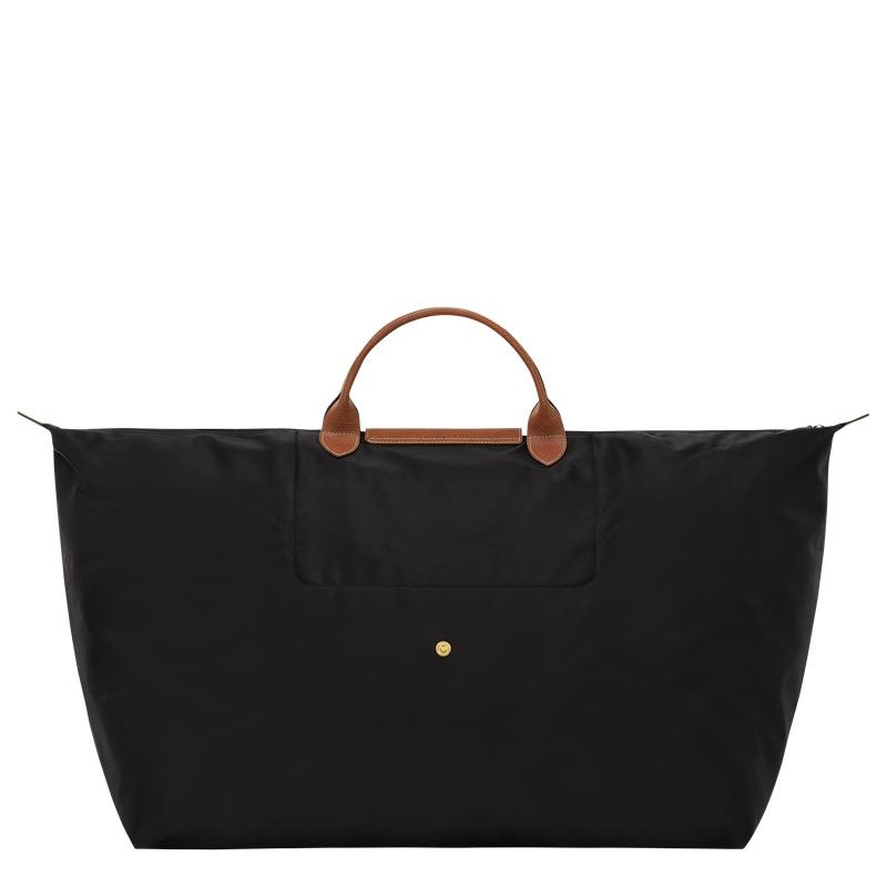 Longchamp Le Pliage Original M Reisetasche Herren Schwarz | 0762-XRGPZ