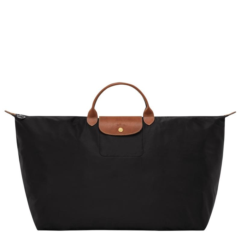 Longchamp Le Pliage Original M Reisetasche Herren Schwarz | 0762-XRGPZ