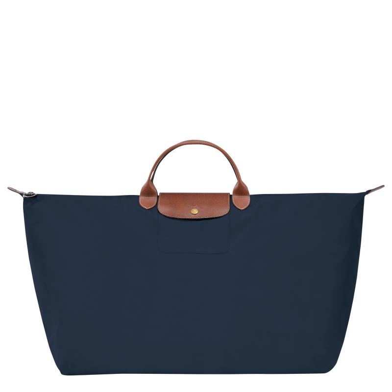 Longchamp Le Pliage Original M Reisetasche Herren Navy | 2846-ACQYD