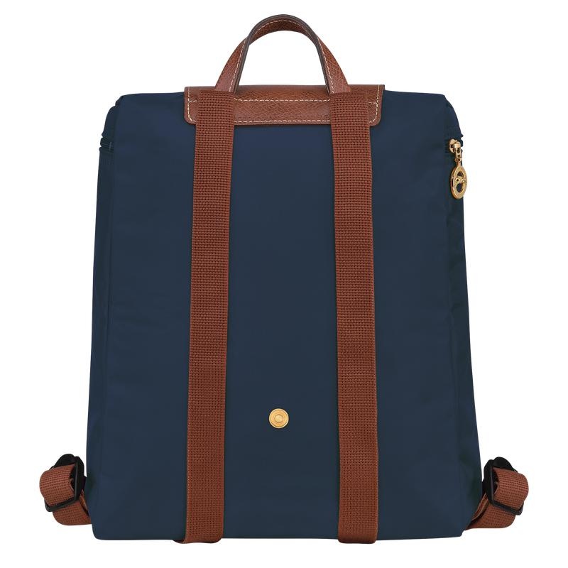 Longchamp Le Pliage Original M Rucksäcke Damen Navy | 4619-WEICV