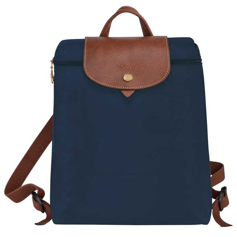 Longchamp Le Pliage Original M Rucksäcke Damen Navy | 4619-WEICV