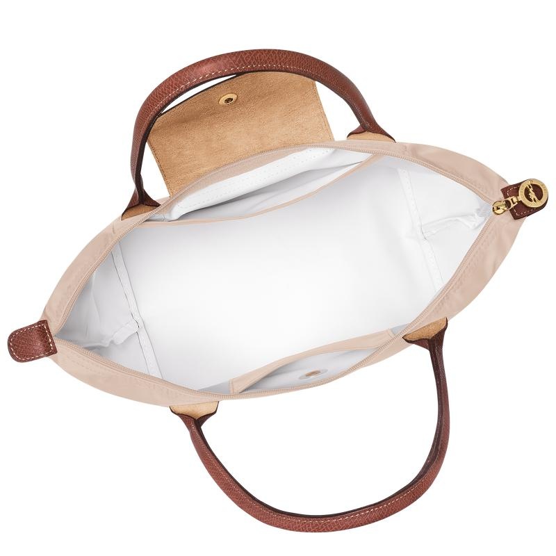 Longchamp Le Pliage Original M Tragetaschen Damen Weiß | 7493-VPMBS