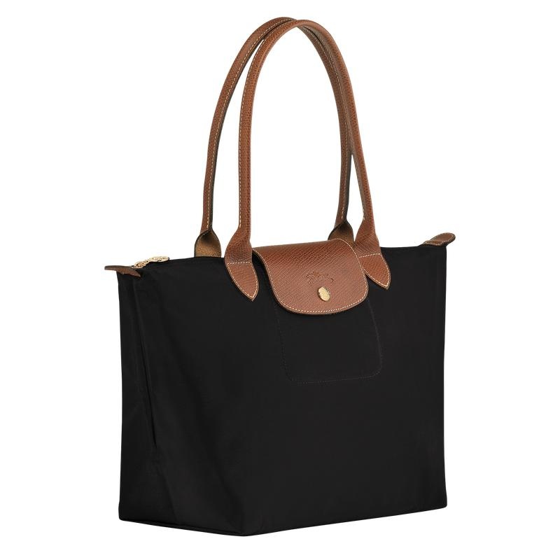 Longchamp Le Pliage Original M Tragetaschen Damen Schwarz | 1346-KWBZL