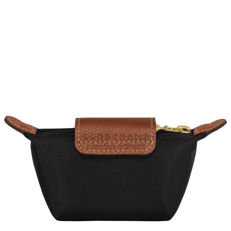 Longchamp Le Pliage Original Münzgeldbörsen Damen Schwarz | 0379-AOYKW