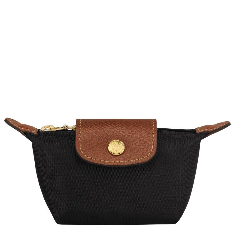 Longchamp Le Pliage Original Münzgeldbörsen Damen Schwarz | 0379-AOYKW