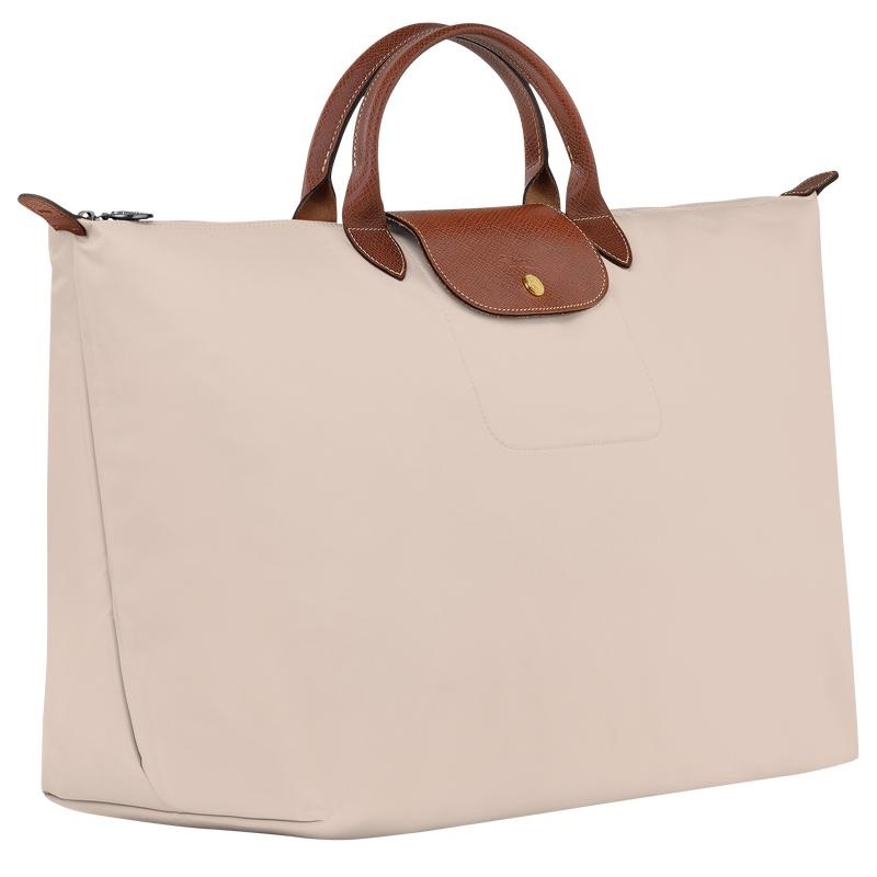 Longchamp Le Pliage Original S Reisetasche Damen Weiß | 7190-YKXNI