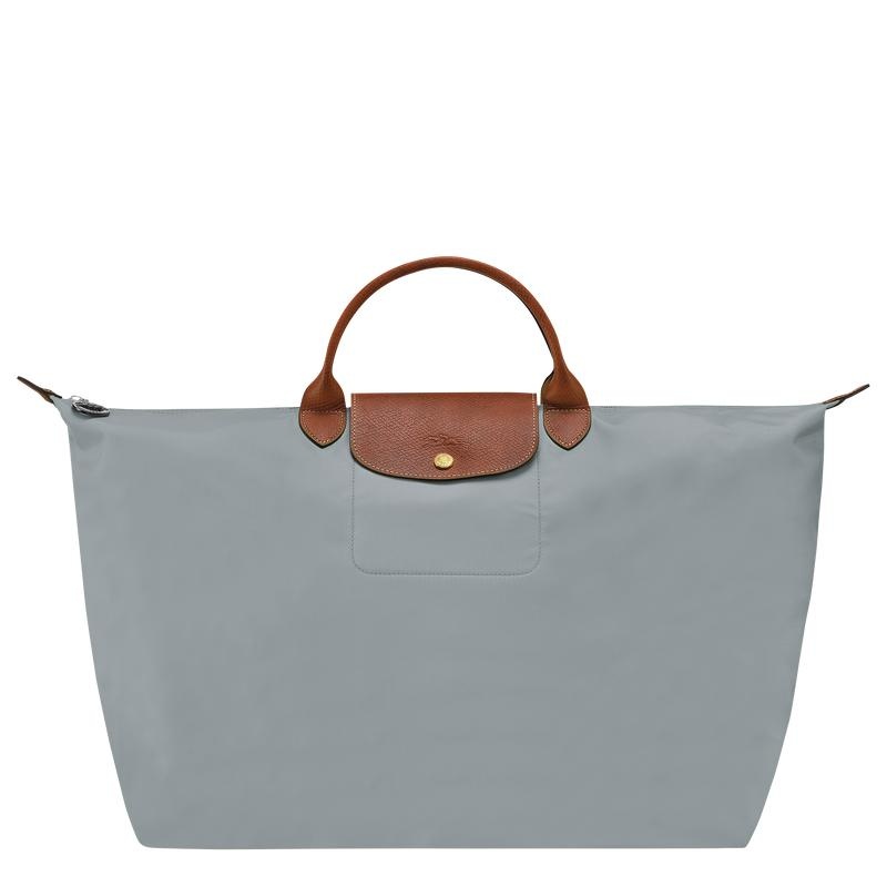 Longchamp Le Pliage Original S Reisetasche Damen Grau | 9437-VTFDW