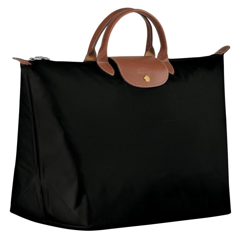 Longchamp Le Pliage Original S Reisetasche Damen Schwarz | 0653-BCMOV