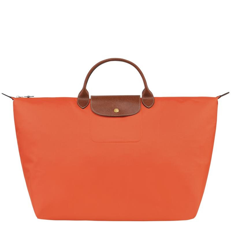 Longchamp Le Pliage Original S Reisetasche Herren Orange | 1063-WJZRL