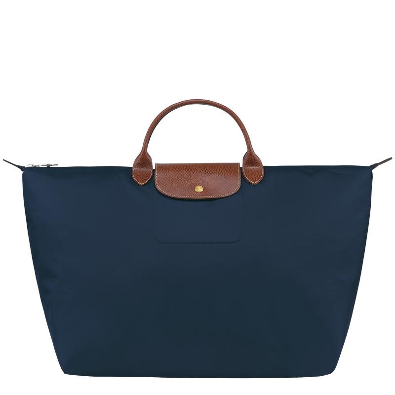 Longchamp Le Pliage Original S Reisetasche Herren Navy | 0146-PHKNW