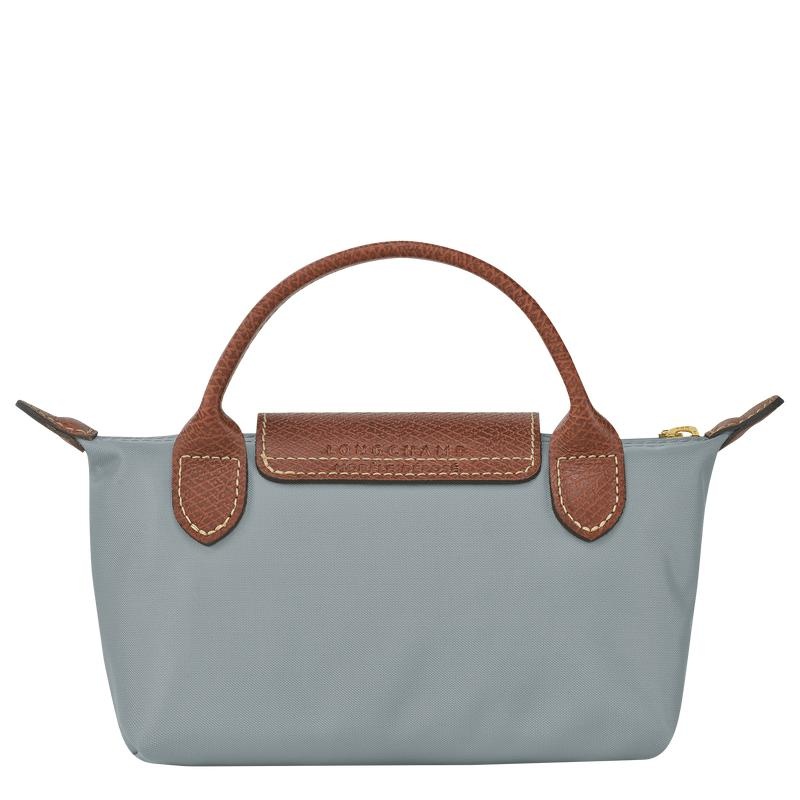 Longchamp Le Pliage Original with handle Beuteltasche Damen Grau | 7816-ITWXH