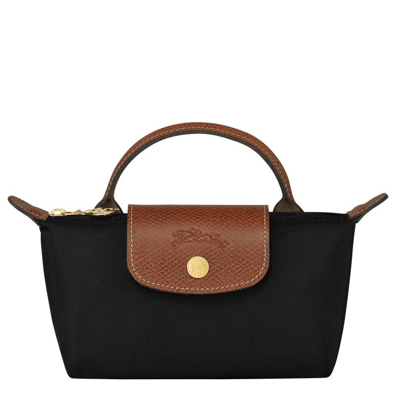 Longchamp Le Pliage Original with handle Beuteltasche Damen Schwarz | 6849-TLNUD