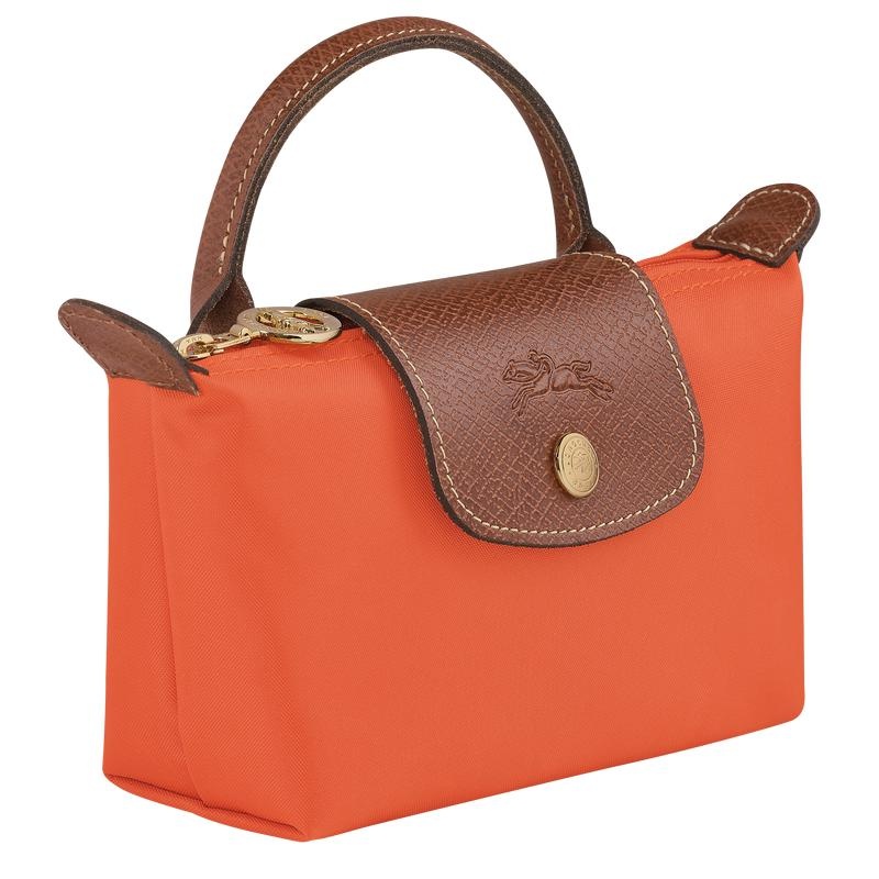 Longchamp Le Pliage Original with handle Beuteltasche Herren Orange | 8069-BPJTX