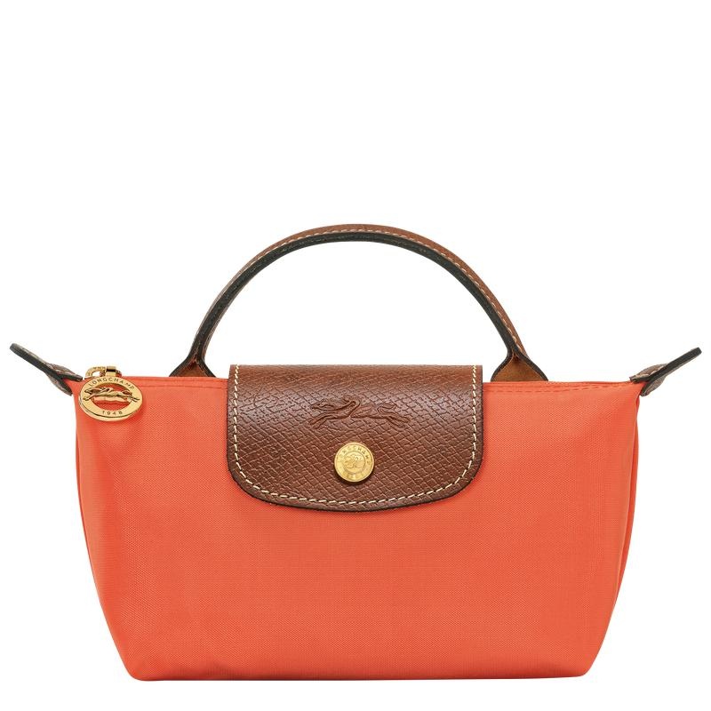 Longchamp Le Pliage Original with handle Beuteltasche Herren Orange | 8069-BPJTX