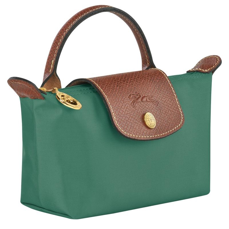 Longchamp Le Pliage Original with handle Beuteltasche Herren Grün | 2348-WOLSH