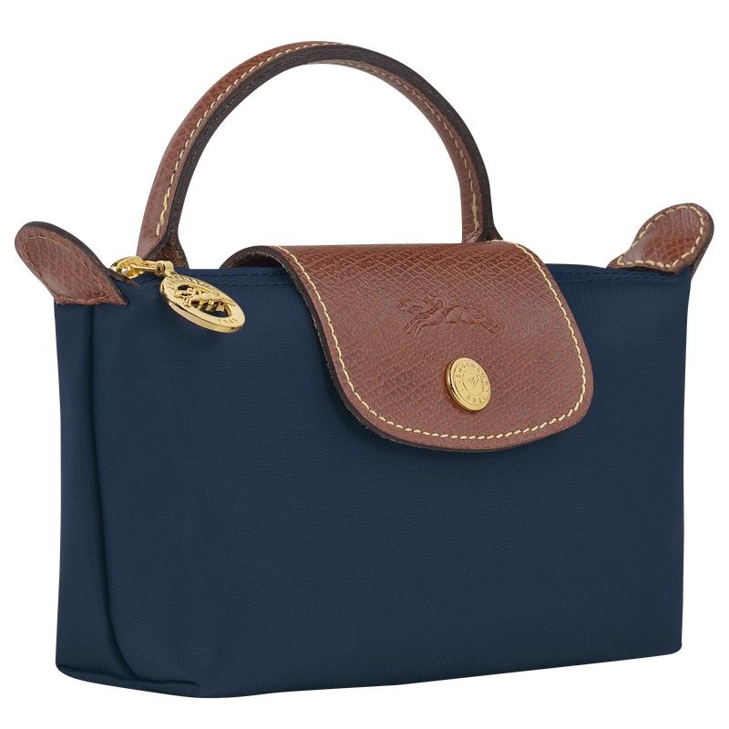 Longchamp Le Pliage Original with handle Beuteltasche Herren Navy | 6013-SDKAC