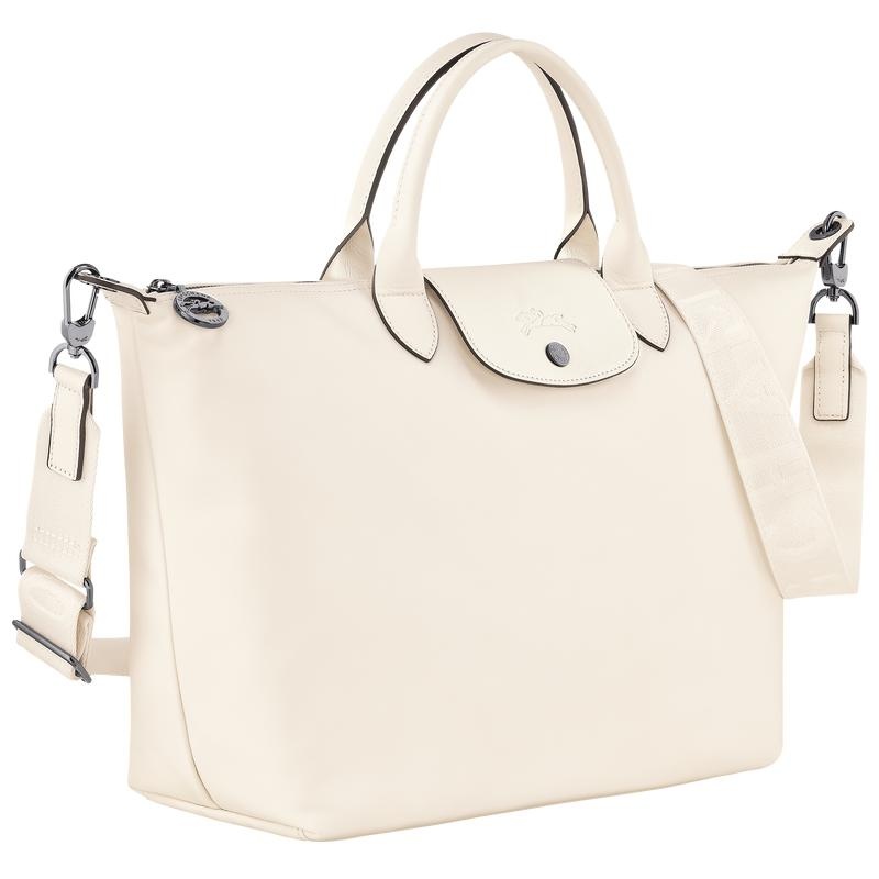 Longchamp Le Pliage Xtra L Handtasche Damen Weiß | 8713-GRKJD