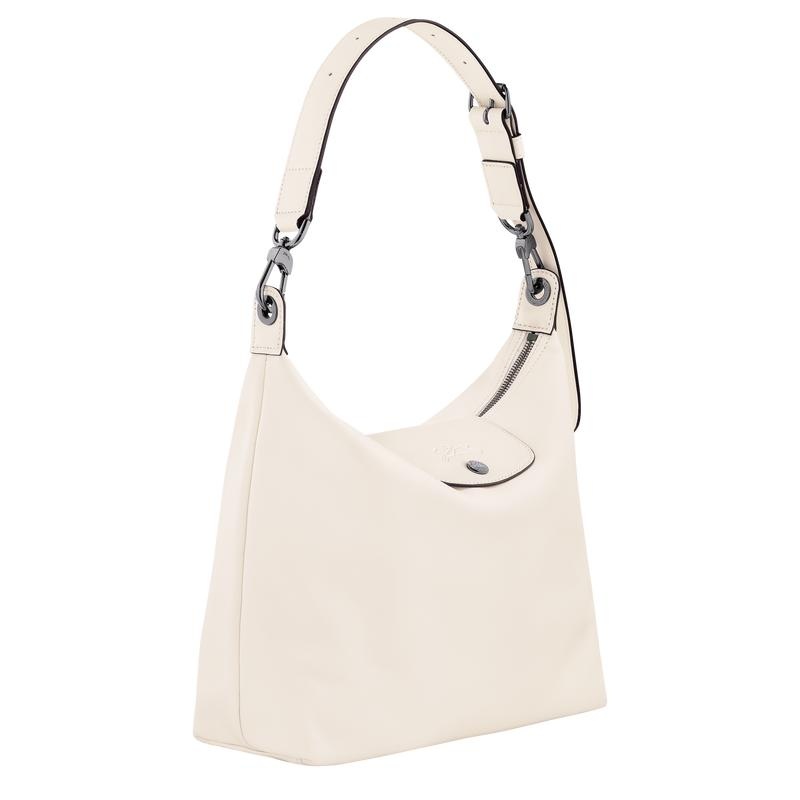 Longchamp Le Pliage Xtra M Hobo Tasche Damen Weiß | 7249-WZLJP