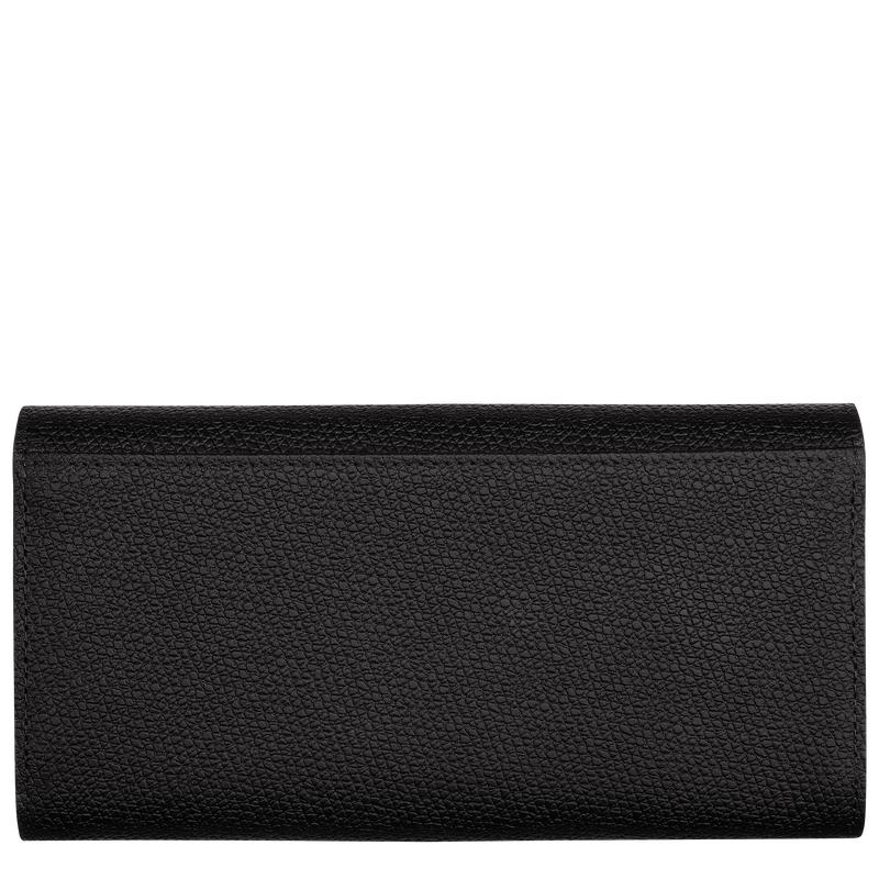 Longchamp Roseau Continental Geldbörse Damen Schwarz | 5470-XLZYP