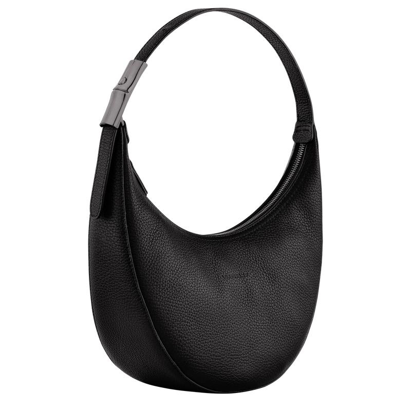 Longchamp Roseau Essential M Hobo Tasche Damen Schwarz | 5630-EBVRJ