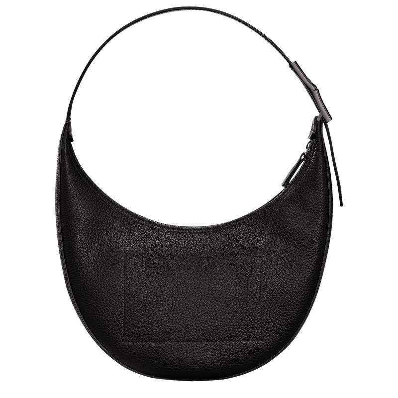 Longchamp Roseau Essential M Hobo Tasche Damen Schwarz | 5630-EBVRJ