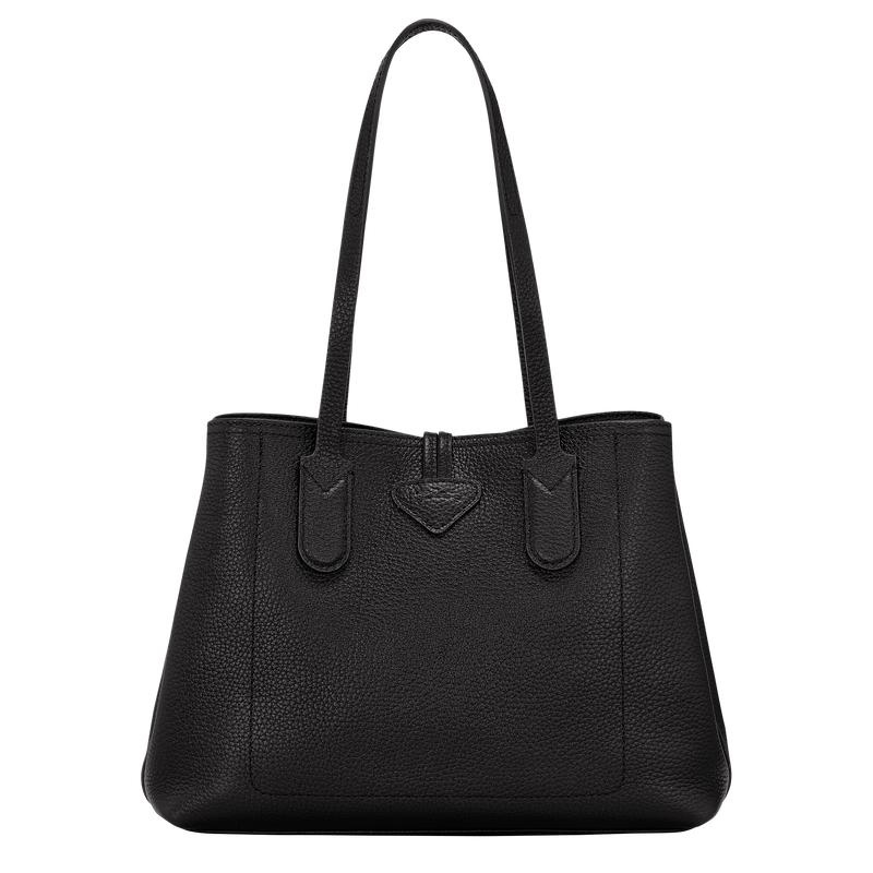 Longchamp Roseau Essential M Tragetaschen Damen Schwarz | 9621-ZCFDA